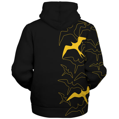 Hawaii Sherpa Hoodie Iwa Bird Flight Style