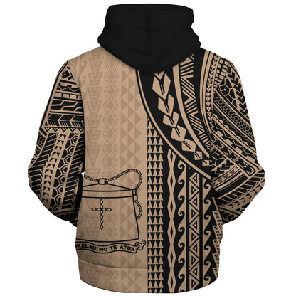 Tokelau Sherpa Hoodie Polynesian Tattoo