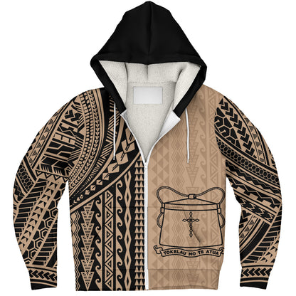 Tokelau Sherpa Hoodie Polynesian Tattoo