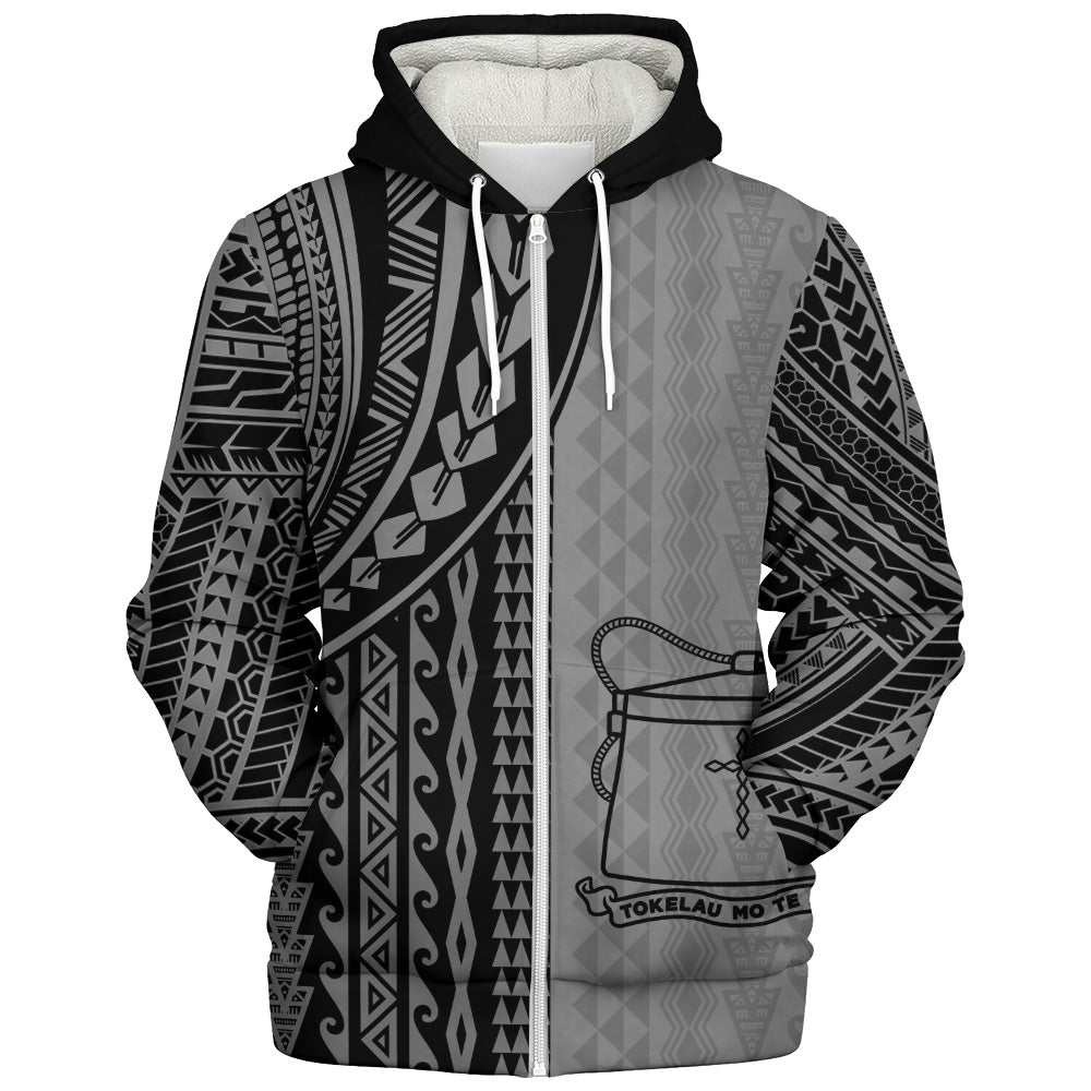 Tokelau Sherpa Hoodie Polynesian Tattoo