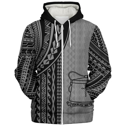 Tokelau Sherpa Hoodie Polynesian Tattoo