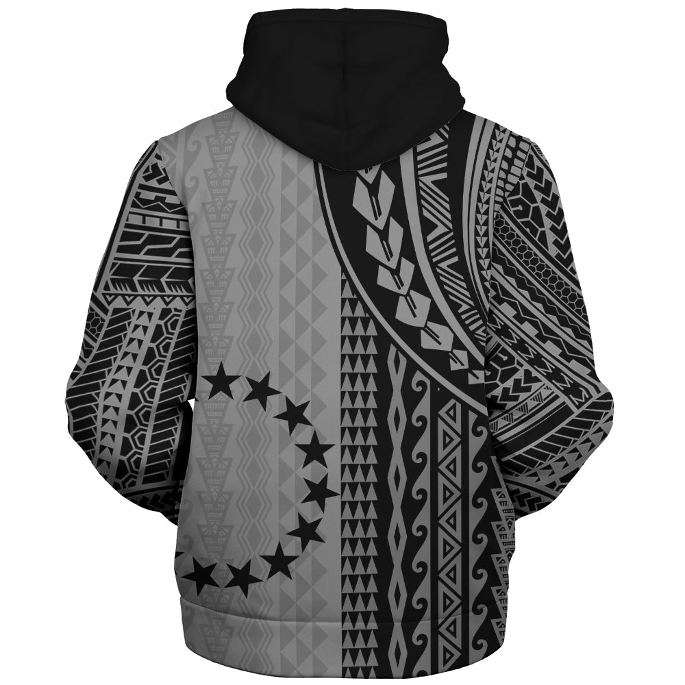 Cook Islands Sherpa Hoodie Polynesian Tattoo