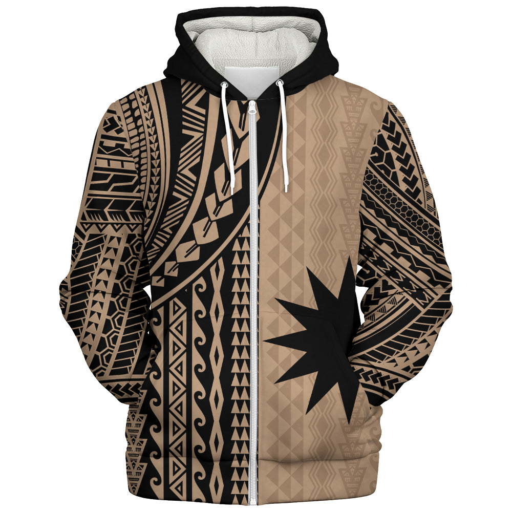 Nauru Sherpa Hoodie Polynesian Tattoo