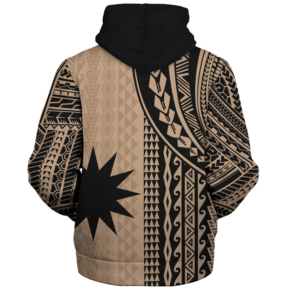 Nauru Sherpa Hoodie Polynesian Tattoo