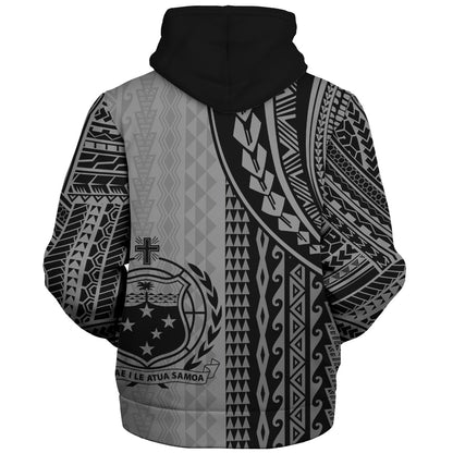 Samoa Sherpa Hoodie Polynesian Tattoo