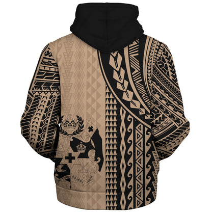 Tonga Sherpa Hoodie Polynesian Tattoo