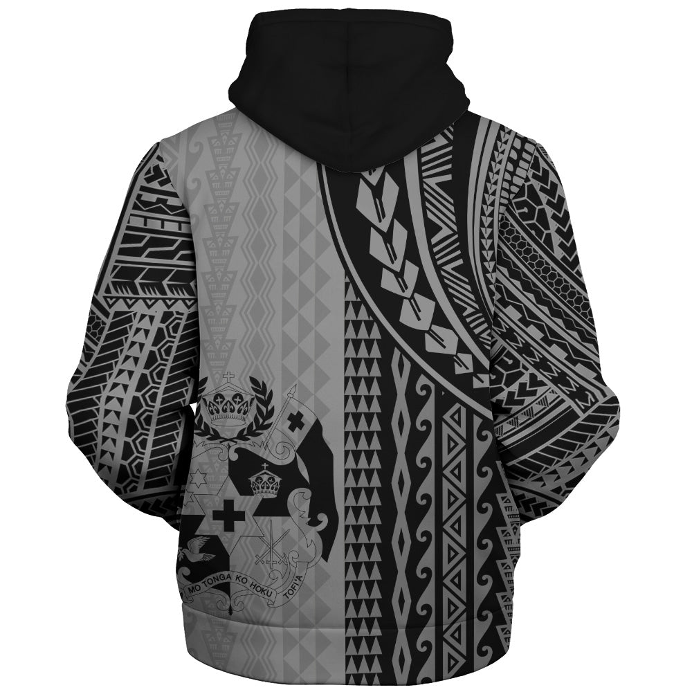 Tonga Sherpa Hoodie Polynesian Tattoo