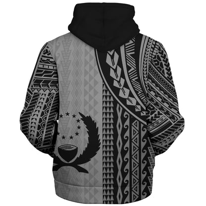 Pohnpei State Sherpa Hoodie Polynesian Tattoo