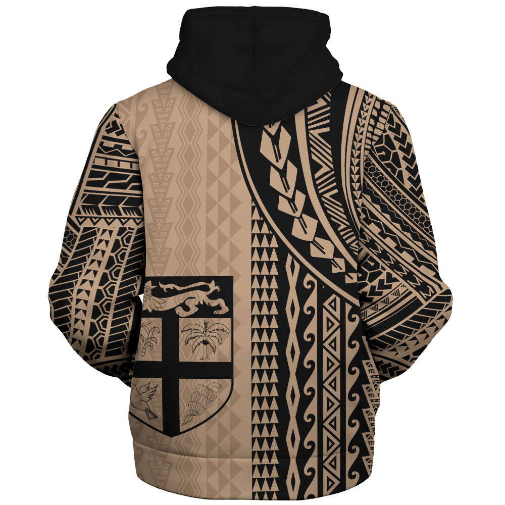 Fiji Sherpa Hoodie Polynesian Tattoo