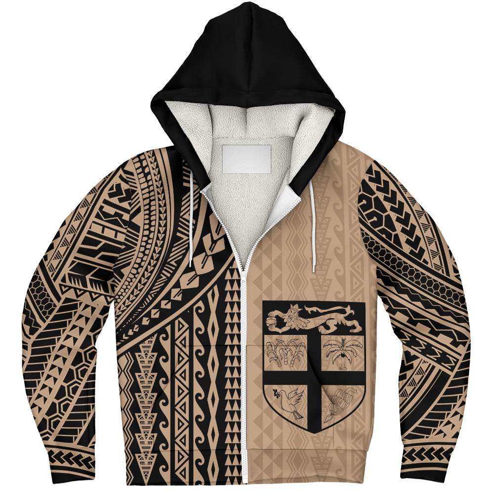 Fiji Sherpa Hoodie Polynesian Tattoo