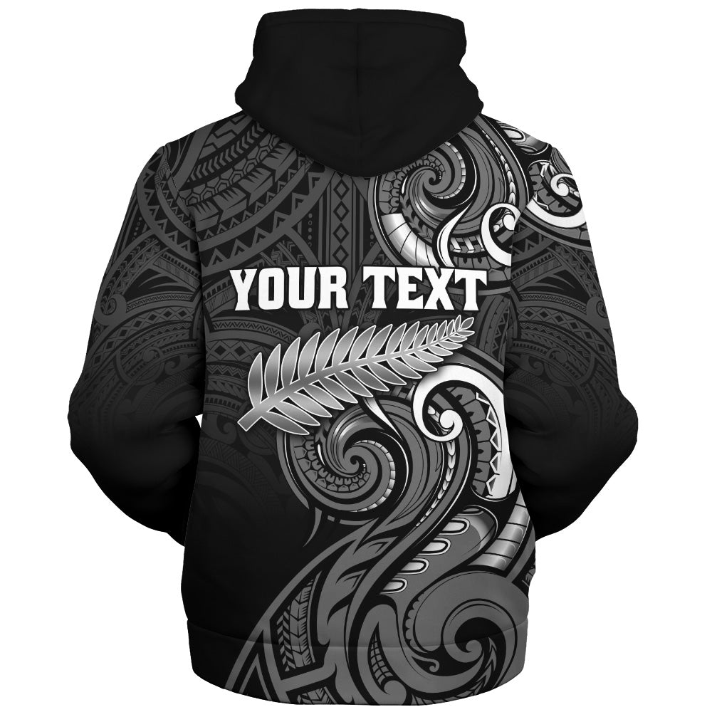 New Zealand Sherpa Hoodie Maori Koru Spirit Style