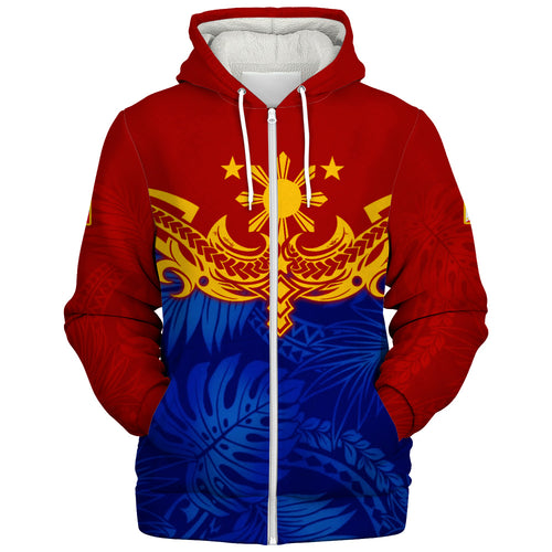 Philippines Filipinos Sherpa Hoodie Tropical Polynesian Philippines