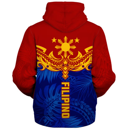 Philippines Filipinos Sherpa Hoodie Tropical Polynesian Philippines