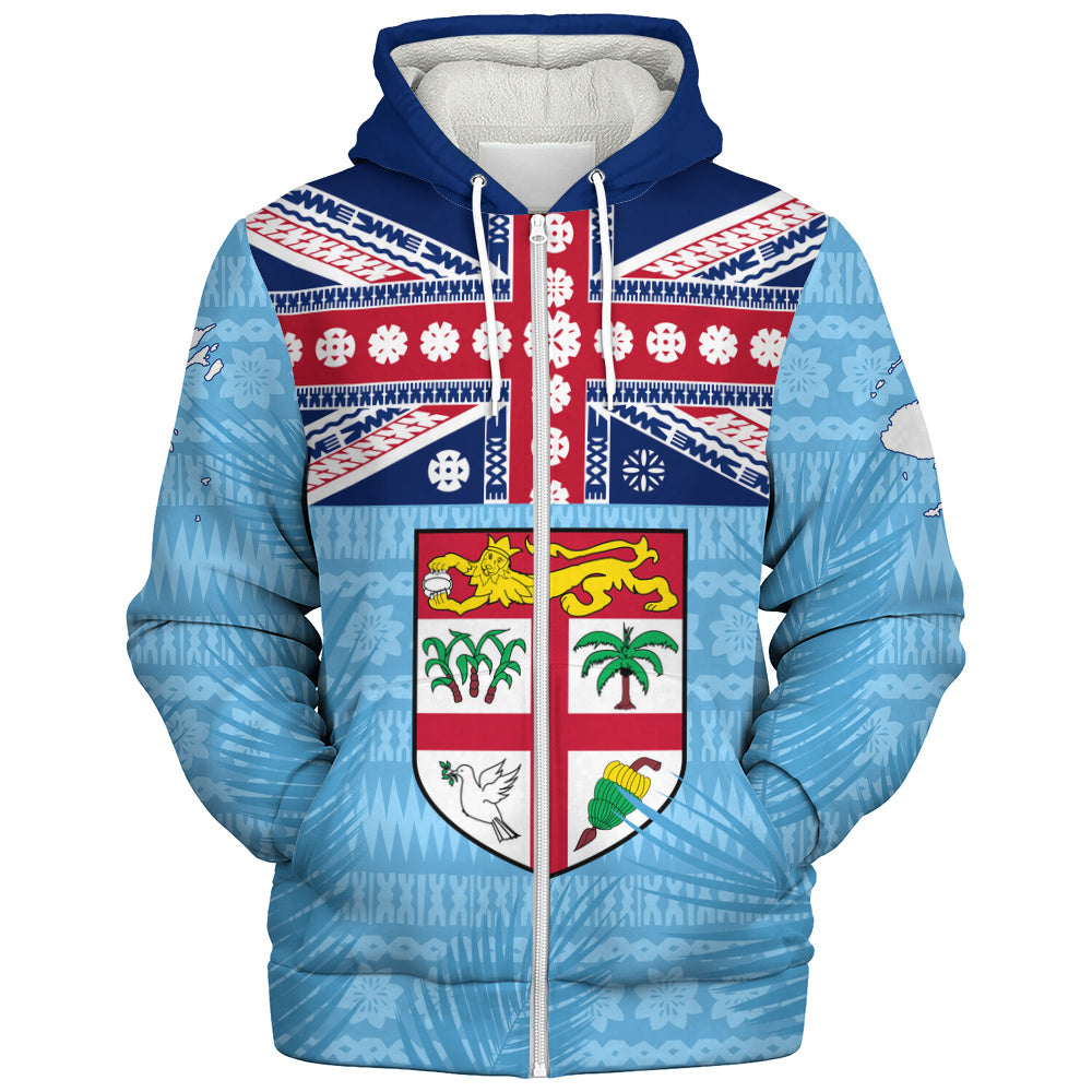 Fiji Sherpa Hoodie Fiji Day Island Crest Pride