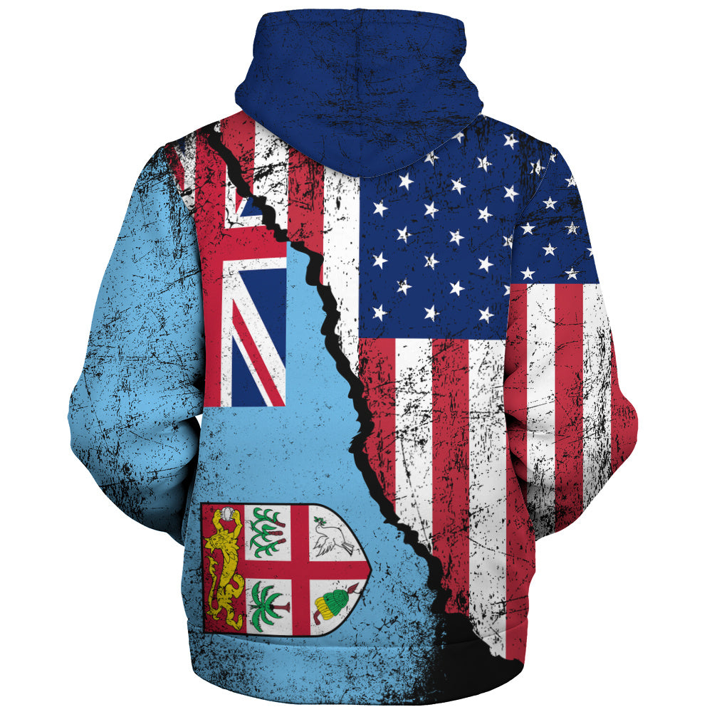 Fiji Sherpa Hoodie Fijian American Unity Style