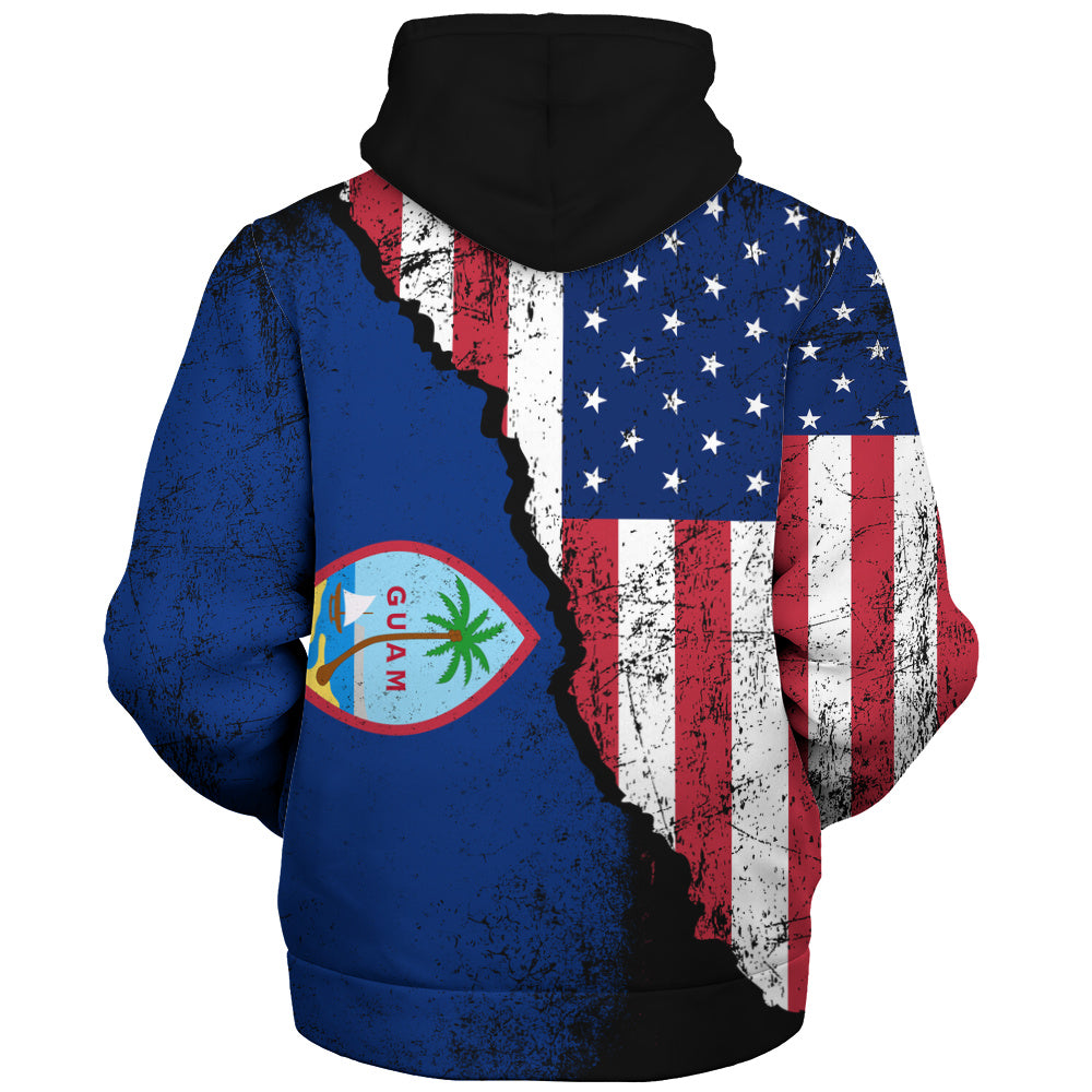 Guam Sherpa Hoodie American Unity Style
