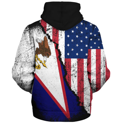 American Samoa Sherpa Hoodie American Unity Style
