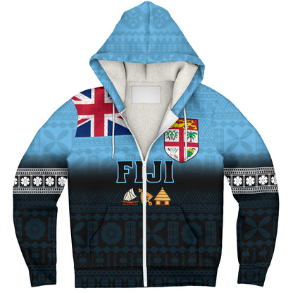 Fiji Sherpa Hoodie 679 Island Crest Tribal Pride
