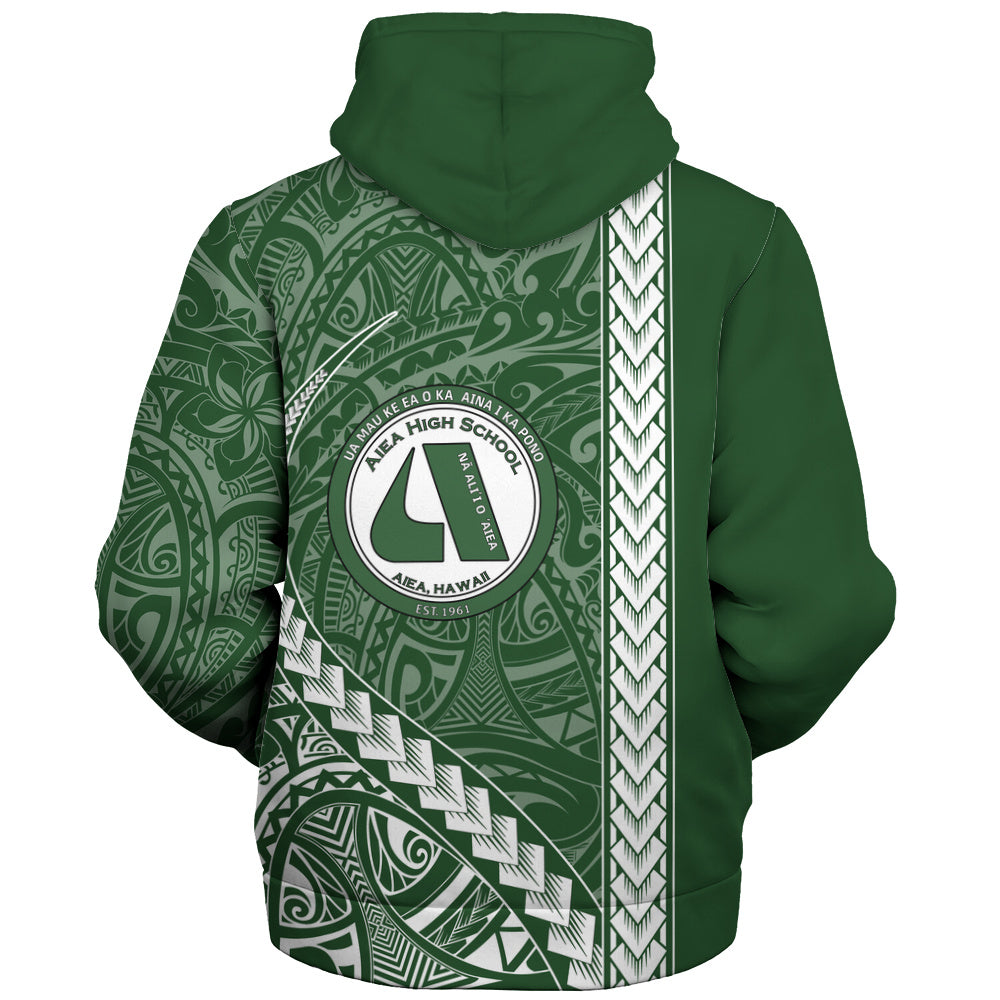 ʻAiea High School Sherpa Hoodie Tribal Polynesian Pride Style