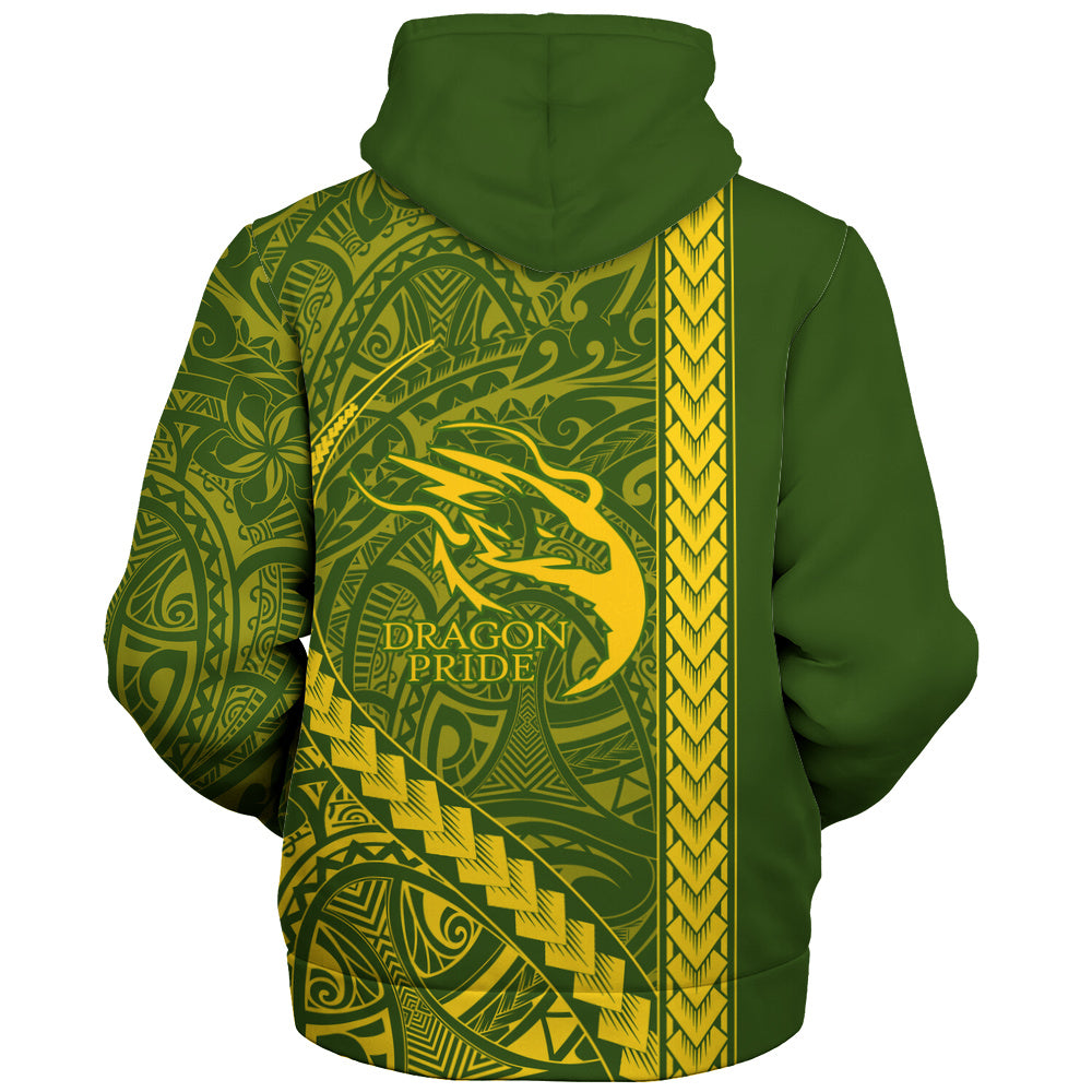 Honokaʻa High & Intermediate School Sherpa Hoodie Tribal Polynesian Pride Style