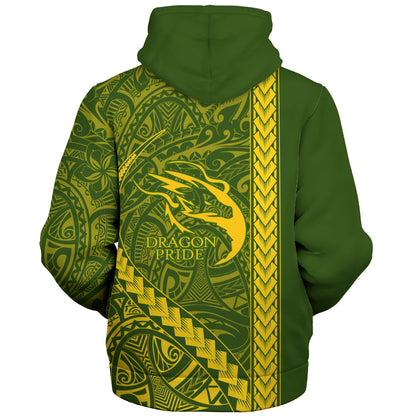 Honokaʻa High & Intermediate School Sherpa Hoodie Tribal Polynesian Pride Style