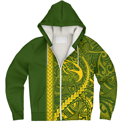 Honokaʻa High & Intermediate School Sherpa Hoodie Tribal Polynesian Pride Style