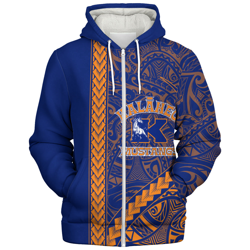 Kalaheo High School Sherpa Hoodie Tribal Polynesian Pride Style