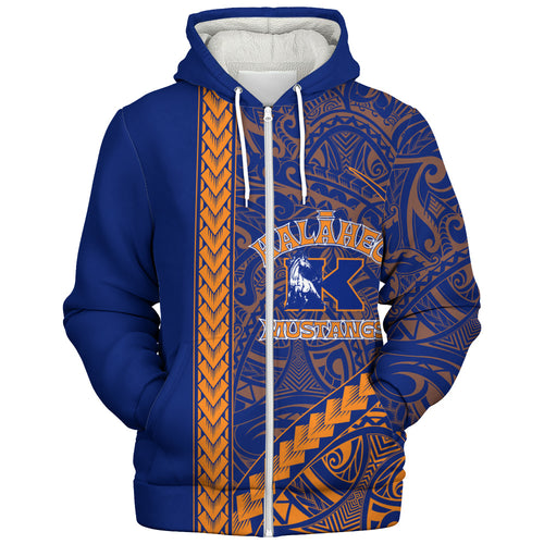 Kalaheo High School Sherpa Hoodie Tribal Polynesian Pride Style