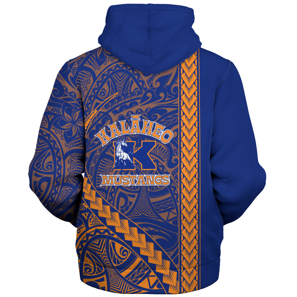 Kalaheo High School Sherpa Hoodie Tribal Polynesian Pride Style