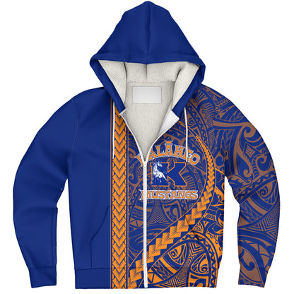 Kalaheo High School Sherpa Hoodie Tribal Polynesian Pride Style