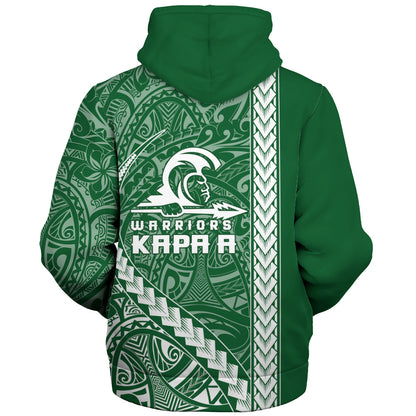 Kapaa High School Sherpa Hoodie Tribal Polynesian Pride Style