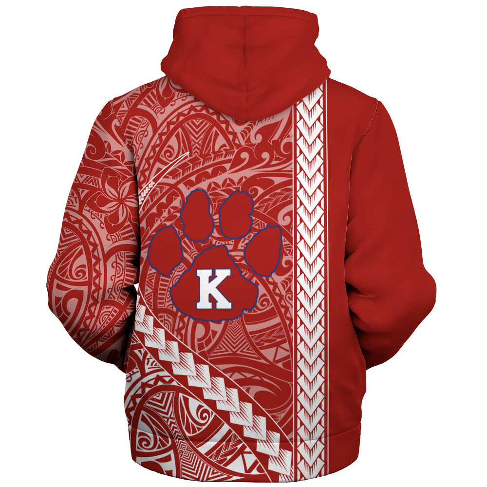 Keaʻau High School Sherpa Hoodie Tribal Polynesian Pride Style