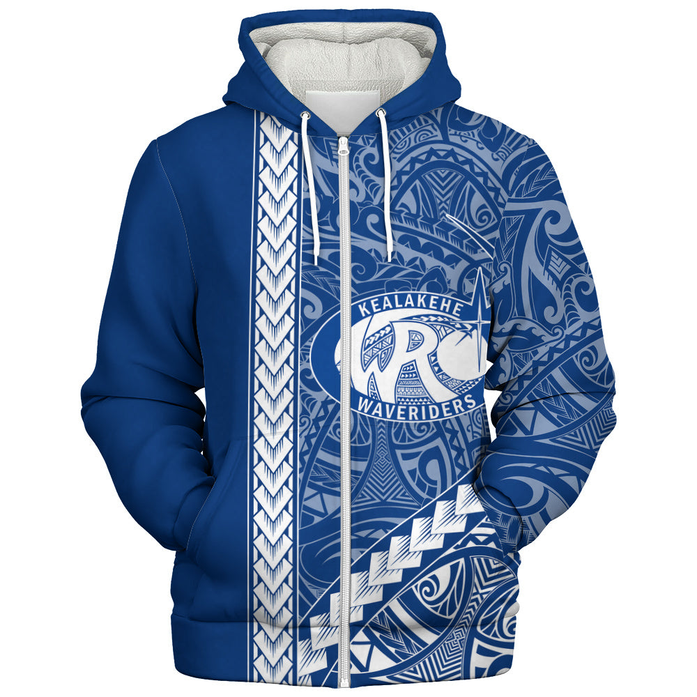 Kealakehe High School Sherpa Hoodie Tribal Polynesian Pride Style