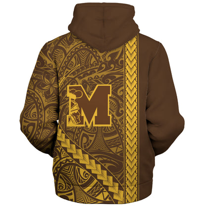 Mililani High School Sherpa Hoodie Tribal Polynesian Pride Style