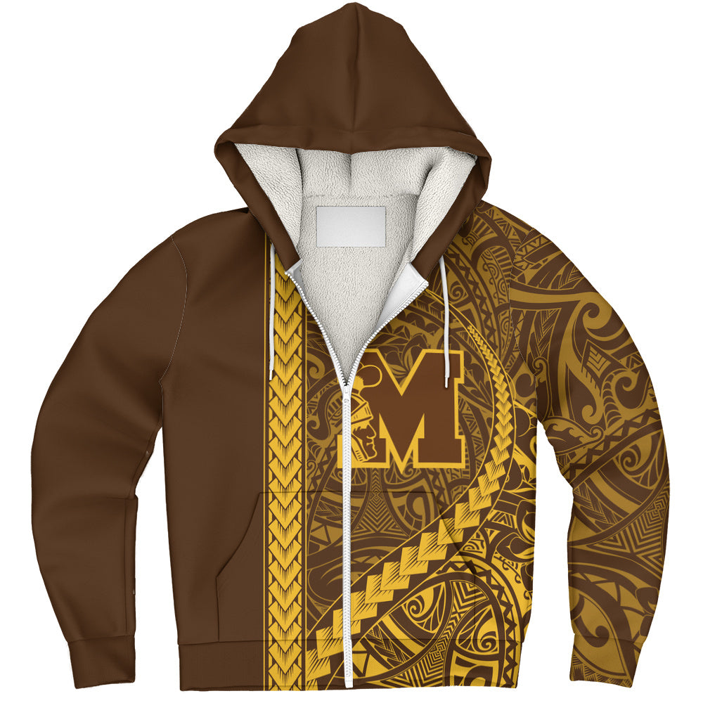 Mililani High School Sherpa Hoodie Tribal Polynesian Pride Style