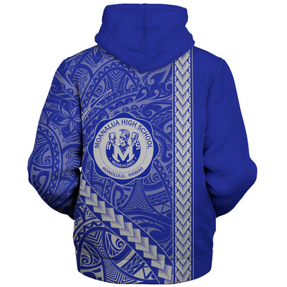 moanalua high school Sherpa Hoodie Tribal Polynesian Pride Style