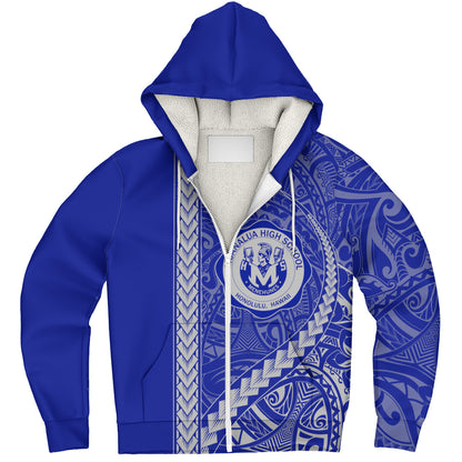 moanalua high school Sherpa Hoodie Tribal Polynesian Pride Style