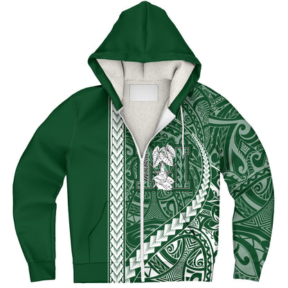 Molokaʻi High School Sherpa Hoodie Tribal Polynesian Pride Style