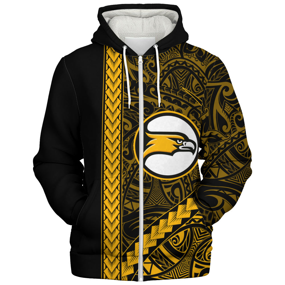 Nanakuli High and Intermediate School Sherpa Hoodie Tribal Polynesian Pride Style
