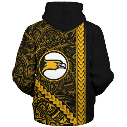 Nanakuli High and Intermediate School Sherpa Hoodie Tribal Polynesian Pride Style