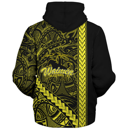 Waimea Elementary School Sherpa Hoodie Tribal Polynesian Pride Style