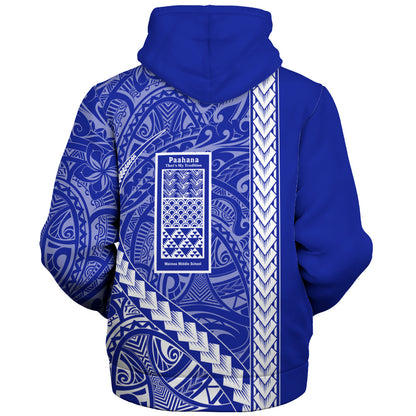 Waimea Middle Public Conversion Charter School Sherpa Hoodie Tribal Polynesian Pride Style