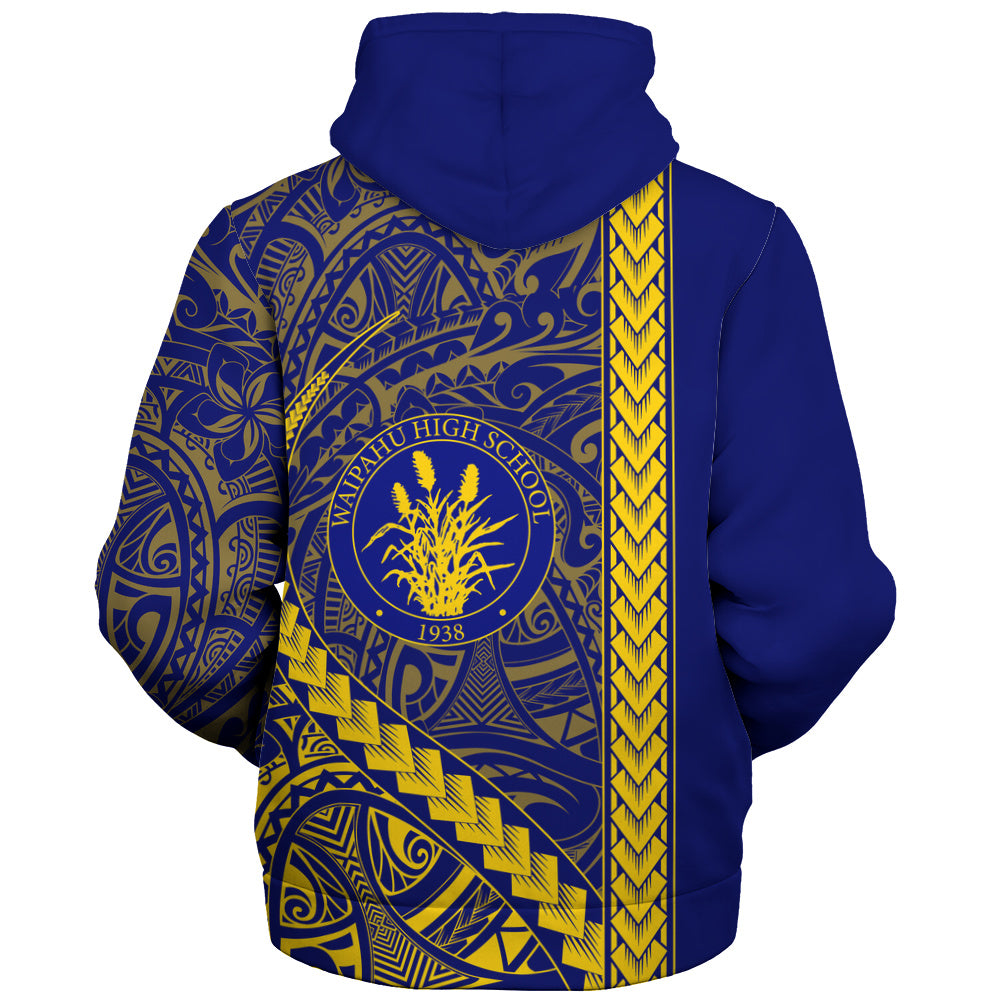 Waipahu High School Sherpa Hoodie Tribal Polynesian Pride Style