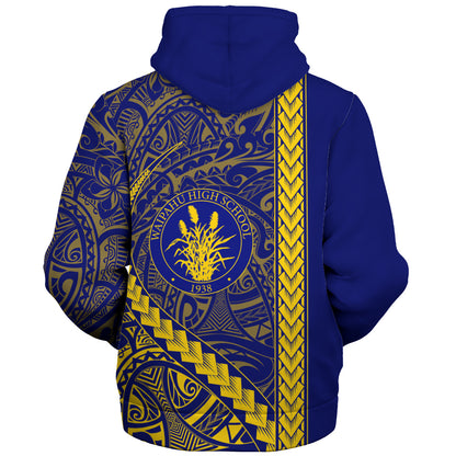 Waipahu High School Sherpa Hoodie Tribal Polynesian Pride Style