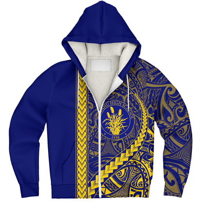 Waipahu High School Sherpa Hoodie Tribal Polynesian Pride Style