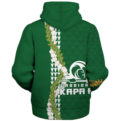 Kapaa High School Sherpa Hoodie Puakenikeni Maile Flower Lei