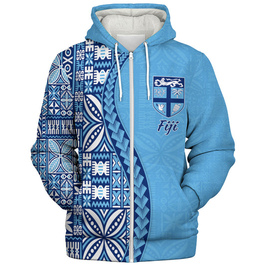 Fiji Sherpa Hoodie Island Crest Traditional Fijian Tribal Heritage