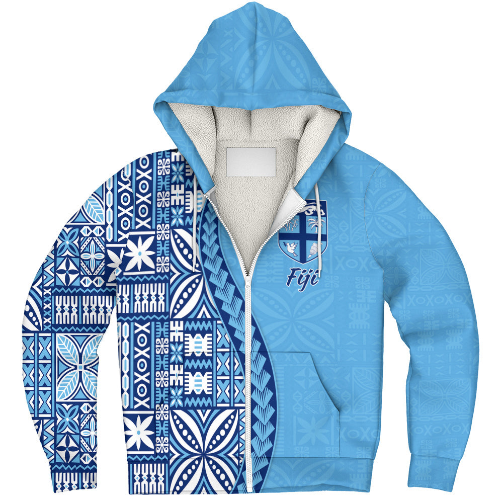 Fiji Sherpa Hoodie Island Crest Traditional Fijian Tribal Heritage