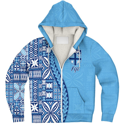 Fiji Sherpa Hoodie Island Crest Traditional Fijian Tribal Heritage