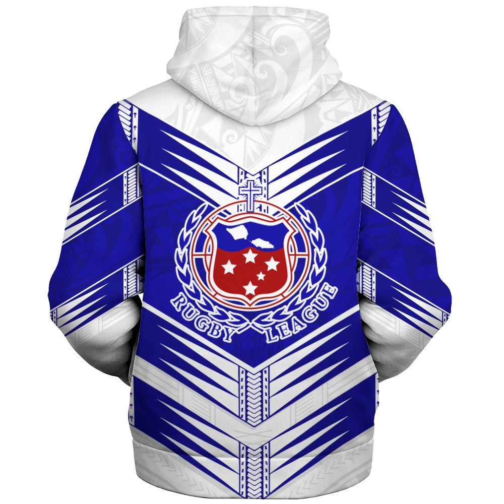 Samoa Sherpa Hoodie Toa Samoa Rugby Polynesian Tribal Pride Style
